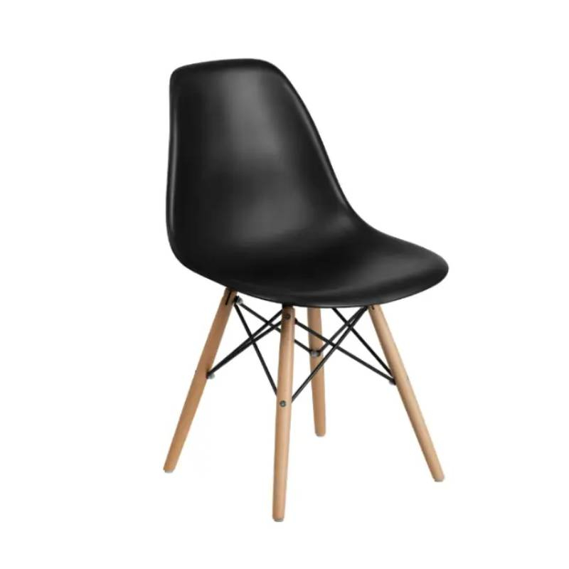 Trpezarijska plastična stolica Aurora crna Lemon 25-KS006